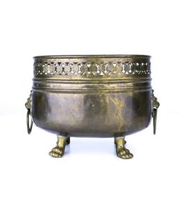 Venta caliente de alta calidad de diseño industrial de latón antiguo maceta decorativa maceta jardín balcón maceta. - Product Image 6