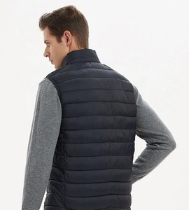 Custom Lightweight Waistcoat Warm Bubble <b>Packable</b> Sleeveless <b>Jacket</b> Plus Size Winter Men Duck Down Puffer Vest for Men - Product Image 6