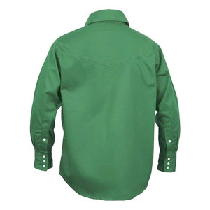Custom Logo Industrial Safety Workwear Breathable and Waterproof Flame Retardant Fabric <b>Welding</b> <b>Shirt</b> with Custom Logo - Product Image 3