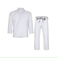 Tenue de judo pour hommes en coton uni tissé perlé 550 GSM, imprimée à l'écran sur mesure, pour adultes, BJJ Gi Jiu-Jitsu Arts martiaux
