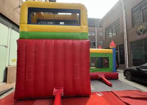 Château Gonflable, Château de Rebond, Maison de Rebond avec Toboggan, Structure Gonflable pour Enfants et Adultes, Souffleur Inclus, Matériau PVC, Utilisation Intérieure et Extérieure - Product Image 2