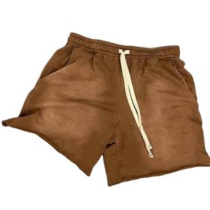 Courir hommes coton sweat Shorts décontracté personnalisé garçons 100% coton lourd hommes Shorts pour hommes avec cordon de serrage - Product Image 4