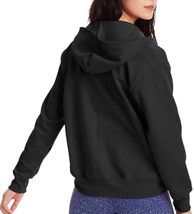 Women's Embroidered Windproof Breathable Fleece Sherpa Jacket Casual Long Sleeve Zipper Fuzzy Coat with Pockets - Product Image 2