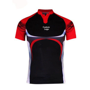 Vente flash - Tenues de rugby écologiques, respirantes, à séchage rapide, grandes tailles, unisexes, personnalisables pour l'équipe, haute qualité, 100% imprimées - Product Image 3
