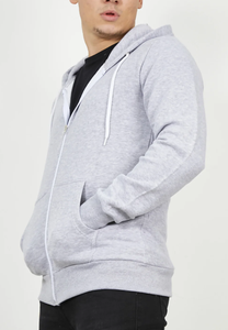 Sweat à capuche coupe régulière avec fermeture à glissière pour hommes fabriqué au Bangladesh de qualité supérieure 100% coton lourd polaire 380 GSM multicolore - Product Image 6