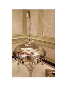 Design tendance chauffe-plats en acier inoxydable avec poignées fête de mariage Hotelware plat de service alimentaire en vrac - Product Image 2