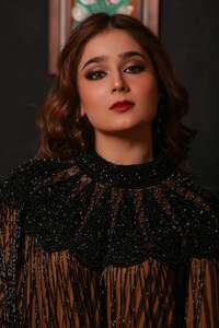 Robe de soirée élégante antistatique pour dames Cape perlée perles magnifiquement brodées cristal Organza poire imprimé franges pour - Product Image 6