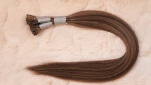 Extensiones de punta en U de queratina de cabello Remy humano de alta calidad superior, extensiones de cabello humano Remy italiano con punta en U - Product Image 2