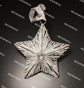 Adornos colgantes con cuentas en forma de corazón hechos a mano más vendidos, decoraciones navideñas festivas para fiestas - Product Image 1