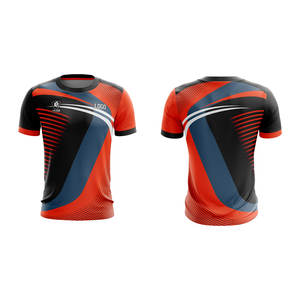 Venta al por mayor camiseta unisex 100% poliéster Spandex tejido personalizado impresión por sublimación diseño de logotipo de gran tamaño para los hombres - Product Image 1