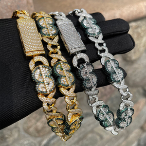 Adornado Sparkling Leb Grown Diamonds 925 Sterling Silver Hip Hop Chain Mejora tu apariencia Fiestas Regalo perfecto Cuerpo - Product Image 2