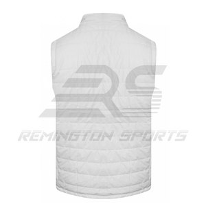 2024 Venta caliente invierno cálido sin mangas Puffer chaquetas moda por encargo Casual hombres sin mangas puffer chaqueta - Product Image 3