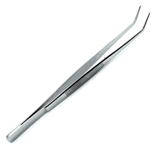 Ensemble d'instruments chirurgicaux en acier inoxydable, pinces à tissus, pinces à coton et à pansements, pinces à bec courbé dentelé, pinces à feuille de Meriam dentaire - Product Image 2