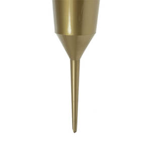 Elegant design Durable construction Floral display Cemetery tribute Gold Metal <b>Grave</b> <b>Vase</b> <b>Flower</b> <b>Vase</b> - Product Image 3