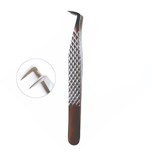 Pinzas para pestañas de diseño personalizado Pinzas para el cuidado de pestañas de acero inoxidable alemán Pinzas para pestañas de manicura de alta calidad - Product Image 6