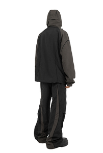 Ropa de invierno para hombre, chubasquero impermeable para motocicleta con material de poliuretano a base de agua, chaquetas para exteriores, abrigo con patrón de letras - Product Image 3