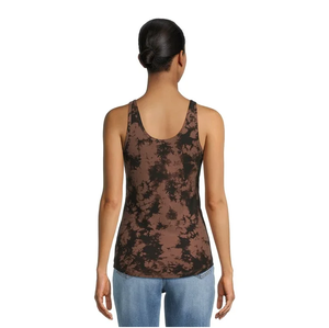 Camiseta sin mangas elegante de moda para mujer, diseño personalizado, tela de punto estampada cómoda, camiseta sin mangas informal suave de talla grande - Product Image 6
