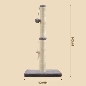 Rascador Vertical de Sisal <span class=keywords><strong>para</strong></span> <span class=keywords><strong>Gatos</strong></span> |   Árbol <span class=keywords><strong>para</strong></span> <span class=keywords><strong>Gatos</strong></span> de Tela Antidesgarro, Poste <span class=keywords><strong>para</strong></span> Trepar, Juguete <span class=keywords><strong>para</strong></span> Afilar Garras de Gatitos - Product Image 2
