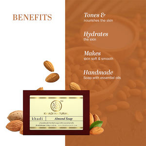 Jabón de Almendra Natural Khadi-125g - Product Image 3