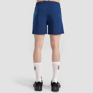 กางเกงขาสั้นออกกำลังกาย GA Sporty Gym สีเขียวอมฟ้า ผลิตจากโพลีเอสเตอร์ 100% พร้อมเอวยางยืด ทรงเบอร์มิวดา และตกแต่งด้วยโลโก้ - Product Image 2