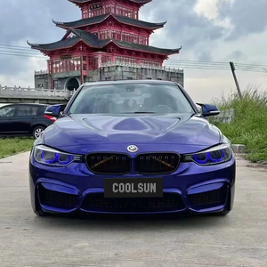 COOL SUN <span class=keywords><strong>Royal</strong></span> indaco pellicola avvolgente per auto con finitura lucida per cambio colore di lusso profondo in vinile impermeabile per avvolgere completamente l'auto - Product Image 6