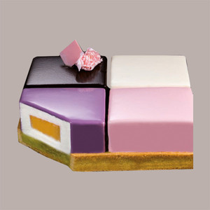 Bandeja de tablero de pastel cuadrada suave desechable de 10kg, Oro Negro, 24x24cm para pasteles y herramientas para hornear - Product Image 1