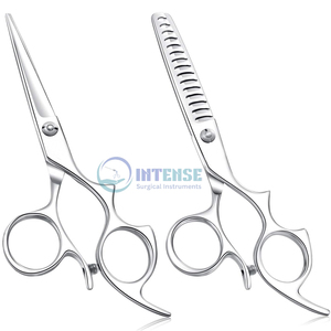 Premium Thinning Scissors for Right Handed Professionals <b>Titanium</b> Coated Salon Quality Shears for Precision Styling - Product Image 3