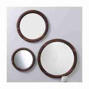 Cadre en bois rond d'intérieur de miroir de beauté fabriqué à la main très en demande fait sur commande avec de haute qualité - Product Image 6