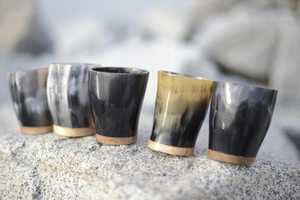 Handmade Natural Horn Mug, Eco-Friendly Rustic Drinkware, Perfect for Coffee, Tea, <b>Whisky</b>, Gifting, Durable Sustainable Cup - Product Image 2