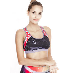 Soutien-gorge de sport sans couture respirant à soutien élevé pour femmes Design personnalisé pour le yoga et le fitness grande taille fabriqué au Pakistan - Product Image 5