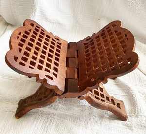 Elegante Soporte de Madera para Libros Sagrados, Soporte Plegable y Duradero para el Corán, la Biblia, la Gita, para Estudio Espiritual, Lectura y Oración - Product Image 5