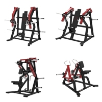 Équipement de gymnastique de forme physique commerciale entraînement de force en métal en gros de rangée basse iso-latérale