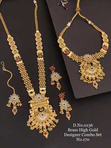 Ensemble de bijoux à la mode ensemble de trois pièces simple avec collier design fantaisie avec ensemble de boucles d'oreilles pour femmes - Product Image 6