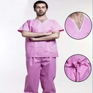 Conjuntos de Uniformes Médicos de Mezclilla Unisex, Nueva Moda, Transpirables, Cómodos, con Logotipo Personalizado, Color Personalizado, Detección de Agujas, Hospital - Product Image 1