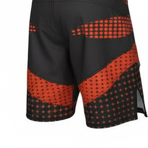 กางเกงขาสั้นออกกำลังกายผ้าซาตินแบบยูนิเซ็กซ์ ไซส์ XL ผ้าซาตินหนา เอวยางยืด โลโก้ด้านหน้า พิมพ์ลายแบบซับลิเมชั่น สำหรับชกมวย ผ้าฝ้าย 100% ระบายอากาศได้ดี - Product Image 3