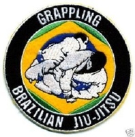 Jiu Jitsu brésilien personnalisé Patch 3D brodé thermocollant Badge Chenille tissé Tissu BJJ Grappling Gi Badges Applique