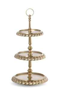 Support à gâteau artisanal de luxe en aluminium moulé à 3 et 4 niveaux, qualité d'exportation, présentoir à desserts en métal - Product Image 5