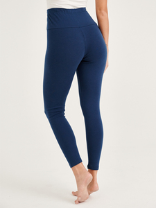 Bleu taille haute grande taille Leggings de maternité nouveau Design pleine longueur coton extensible hiver été élastique respirant maigre - Product Image 3