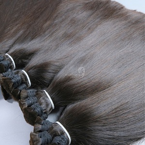 Extensiones de Cabello Humano Remy, Cabello a Granel Blanco Super Liso de 40 cm # Cabello Virgen Vietnamita 1.0 Color Negro Precio al por Mayor Sin Cabello Sintético - Product Image 3