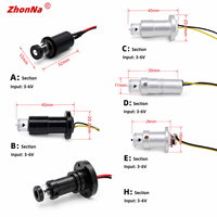 Modul Laser Tingkat Omnidireksional 360 Derajat Baru 520nm Cahaya Hijau Penggerak Tegangan 2.3-5V Digunakan untuk Aksesori Penguji Tingkat Laser