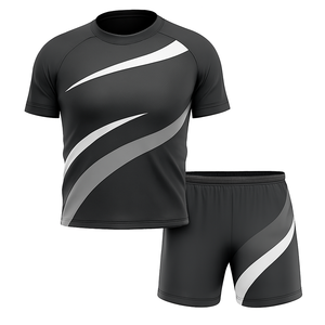 Ensembles d'uniformes de volley-ball à logo personnalisé à impression numérique Vêtements de sport respirants 100% en polyester unisexe - Product Image 5