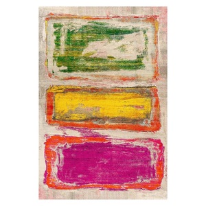 <b>RUGS</b> DEPOT LXDP-0586 Wholesale Red <b>Burgundy</b> Modern Abstract Digital Printed Machine Washable Chenille Area <b>Rug</b> Non Slip - Product Image 1