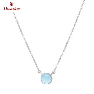 Collier pendentif en argent sterling 925 classique fait main avec pierre précieuse quartz rose, design personnalisé, cadeau d'anniversaire, certifié par une tierce partie - Product Image 3