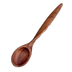 New High Quality Eco Friendly Wooden Soup Eating Spoon Made India New Design <b>Microwave</b> Oven Safe Dishwasher - Product Image 1