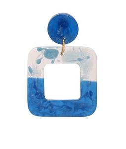 Conception à la mode résine boucle d'oreille charme filles et femmes utilisent Top qualité résine époxy matériel boucle d'oreille pour le prix bas - Product Image 2