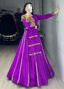 Bollywood Design Rayon Coton Avec Gamthi Et Véritable Miroir Travail Lehenga Choli Indian Expoert Et Fourniture Au Taux Le Plus Bas - Product Image 3