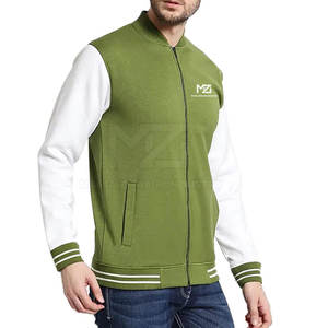 Chaqueta Bomber de Invierno para Hombre, de Secado Rápido, con Cuello Alto y Logotipo Frontal, Tejido de Nailon/Poliéster de Alta Calidad, Venta al por Mayor - Product Image 1