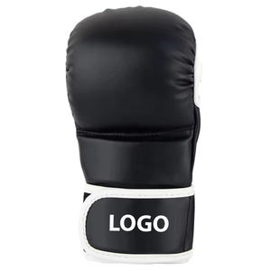Gants de MMA professionnels de bonne qualité, logo personnalisé, vente en gros, gants de grappling en cuir, gants de sparring, gants de boxe en PU, arts martiaux - Product Image 2