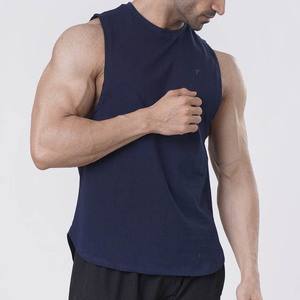 T-shirt sans manches Stringer personnalisé gilet de musculation musculaire débardeur d'entraînement sportif de course à pied pour hommes - Product Image 1