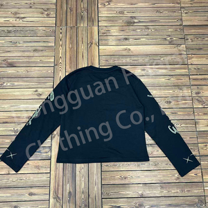 เสื้อกันหนาวแขนยาวมีฮู้ดสำหรับผู้ชายผ้าฟรนซ์เทอร์รี่ผ้าฝ้ายพิมพ์ลายดีทีจีปรับแต่งโลโก้ - Product Image 2